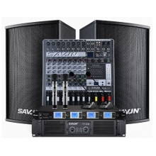 斯維基尼HY-600音響（10英寸號角音箱2只，8路專業(yè)調(diào)音臺臺，600w純后級功放臺，一拖四雙手持雙鵝頸話筒1套）